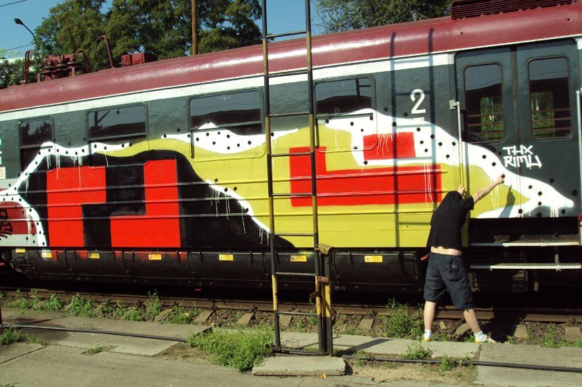 Graffiti Train - Photo by polandtrains