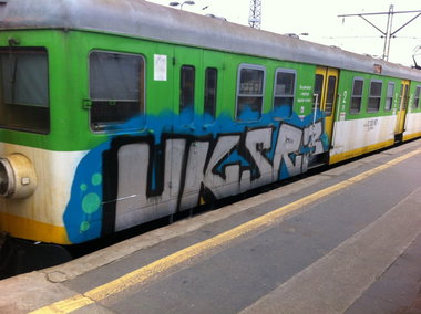 Graffiti Train - Photo by polandtrains