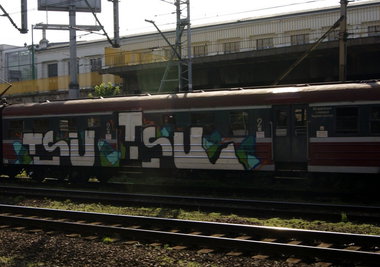 Graffiti Train - Photo by polandtrains