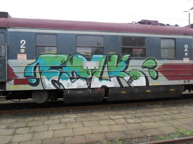 Graffiti Train - Photo by polandtrains
