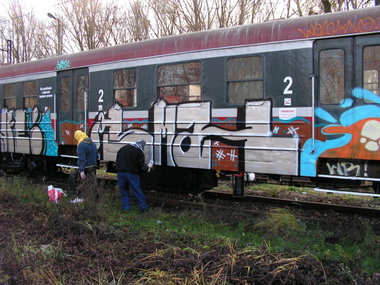 Graffiti Train - Photo by polandtrains