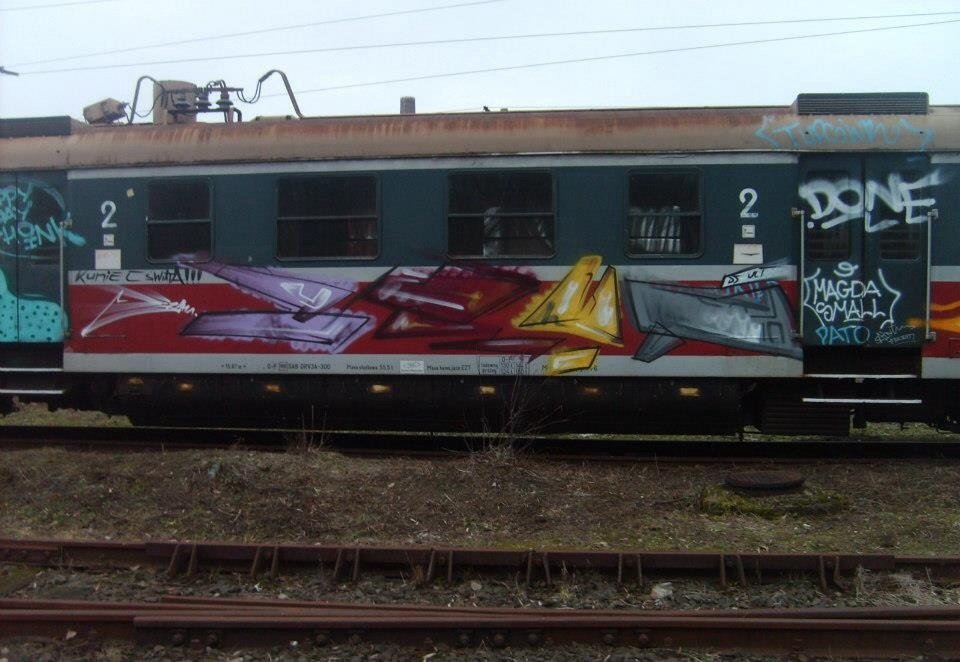 Graffiti Train - Photo by polandtrains
