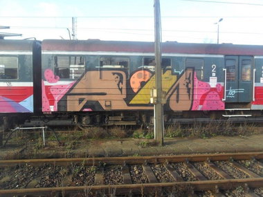 Graffiti Train - Photo by polandtrains