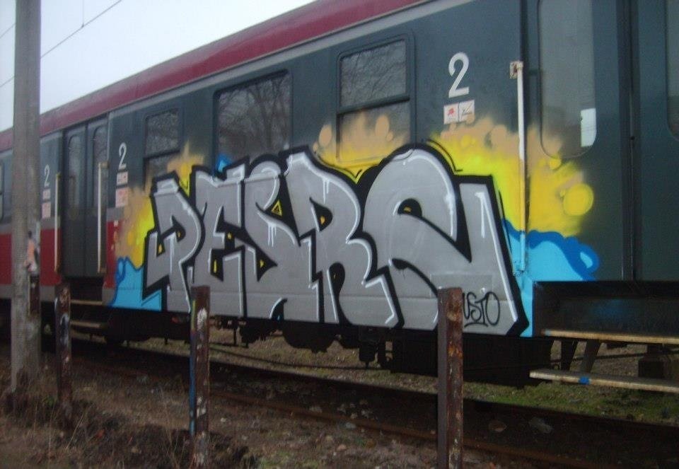 Graffiti Train - Photo by polandtrains