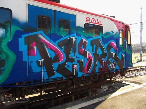 Graffiti Train - Photo by polandtrains