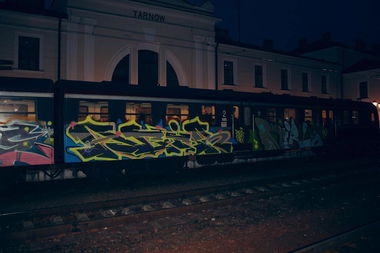 Graffiti Train - Photo by polandtrains