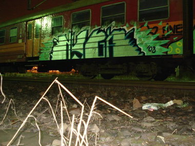 Graffiti Train - Photo by polandtrains