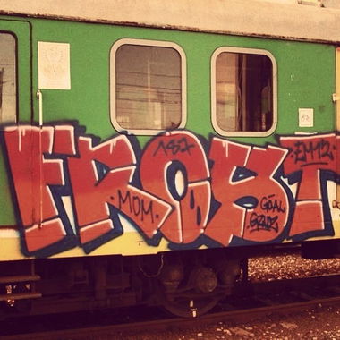 Graffiti Train - Photo by polandtrains