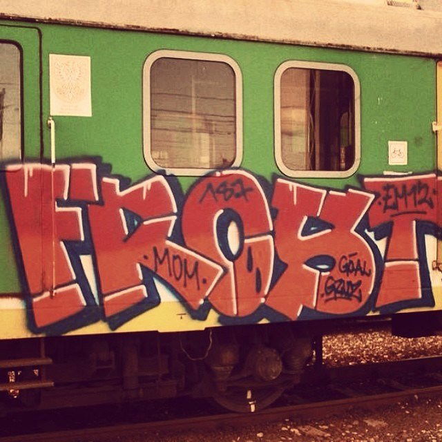 Graffiti Train - Photo by polandtrains