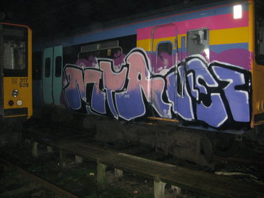 Graffiti Train - Photo by polandtrains