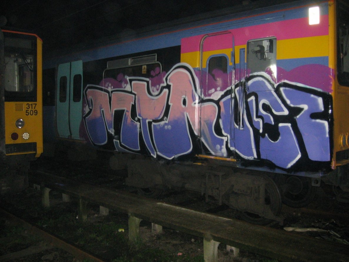 Graffiti Train - Photo by polandtrains