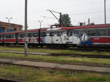 Graffiti Train - Photo by polandtrains