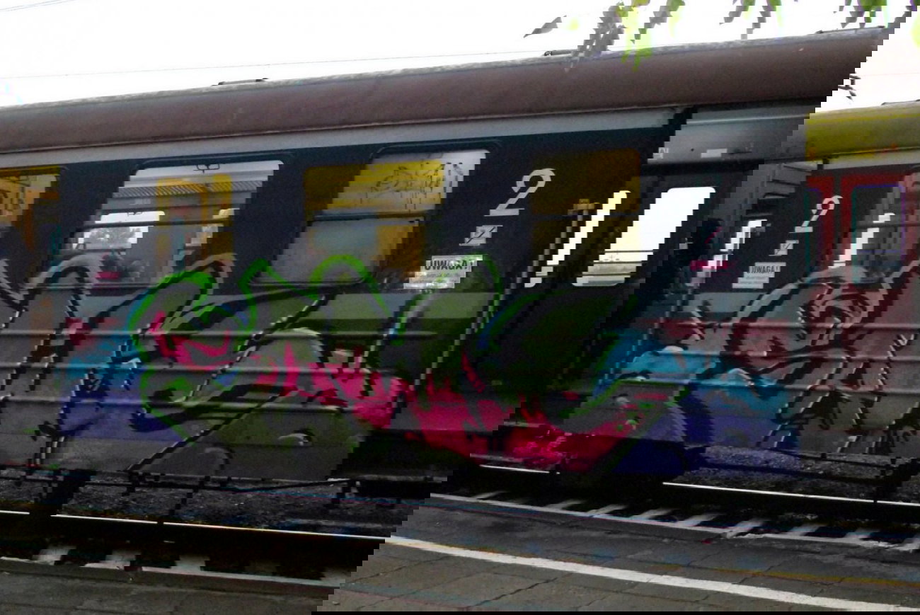 Graffiti Train - Photo by polandtrains
