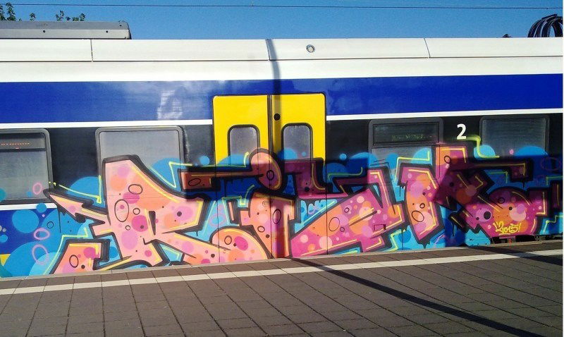 Graffiti Train - Photo by polandtrains