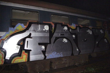 Graffiti Train - Photo by polandtrains