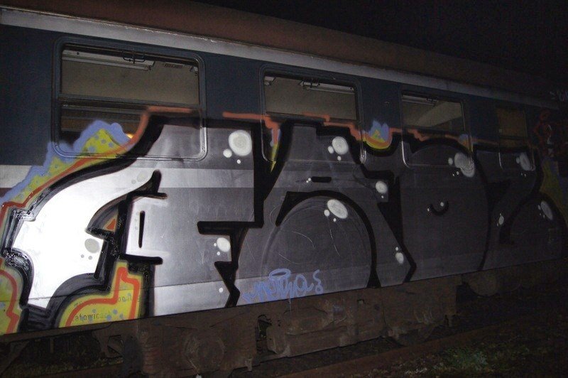 Graffiti Train - Photo by polandtrains