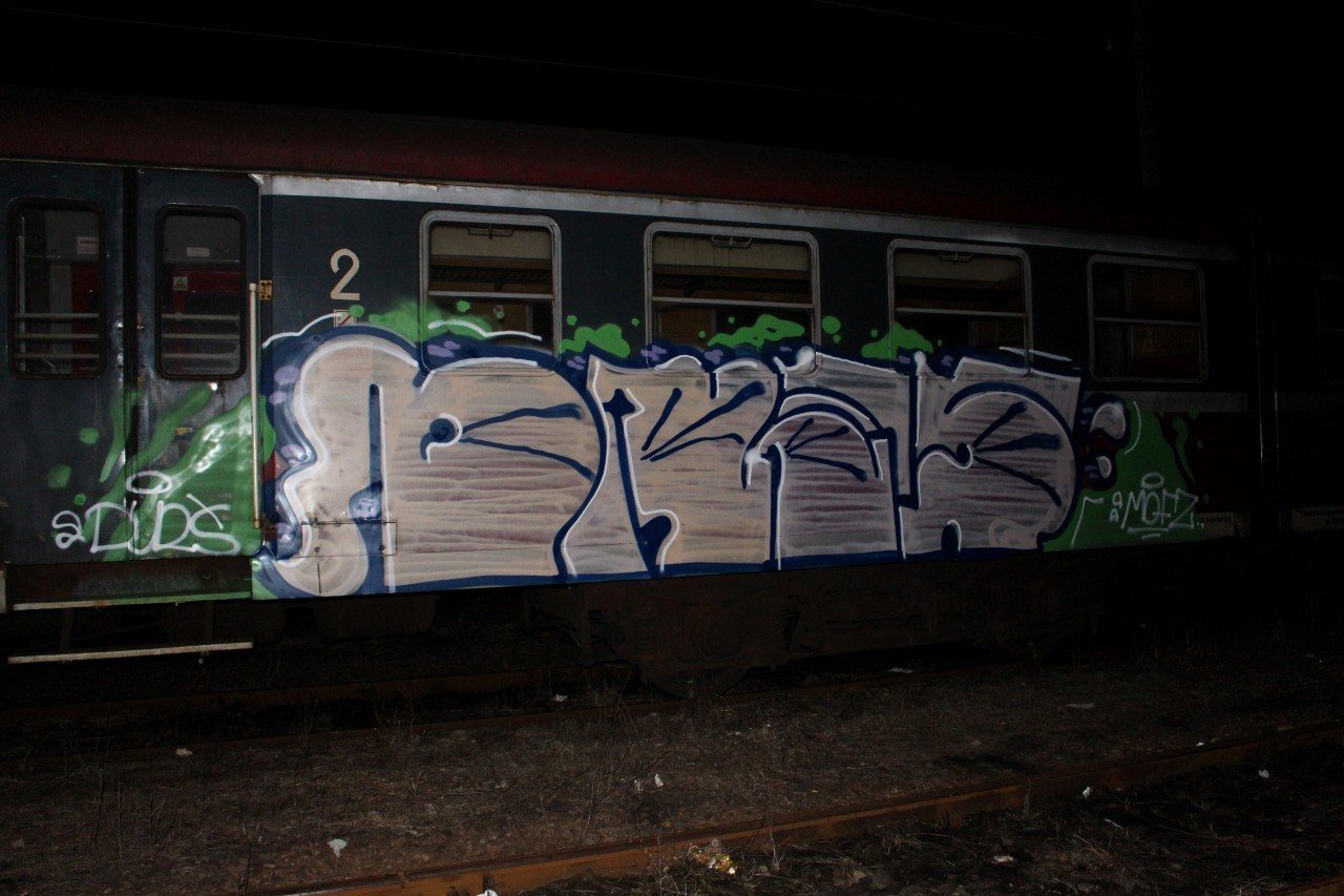 Graffiti Train - Photo by polandtrains