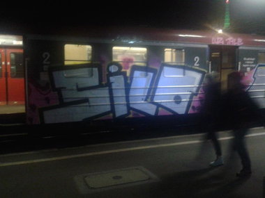 Graffiti Train - Photo by polandtrains