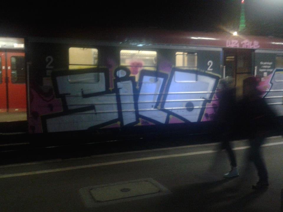 Graffiti Train - Photo by polandtrains