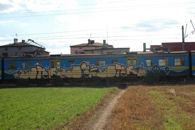 Graffiti Train - Photo by polandtrains