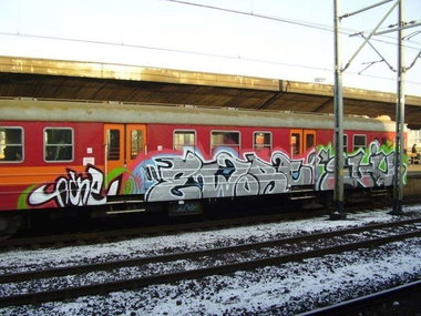 Graffiti Train - Photo by polandtrains