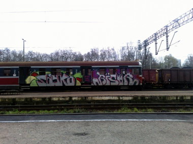 Graffiti Train - Photo by polandtrains