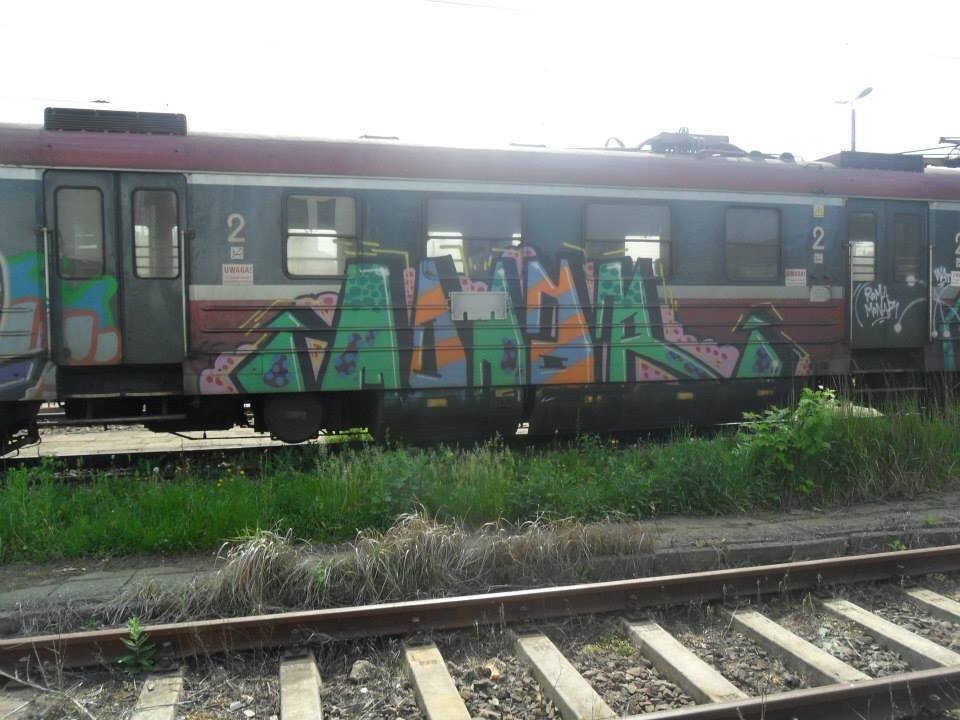 Graffiti Train - Photo by polandtrains