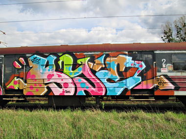 Graffiti Train - Photo by polandtrains