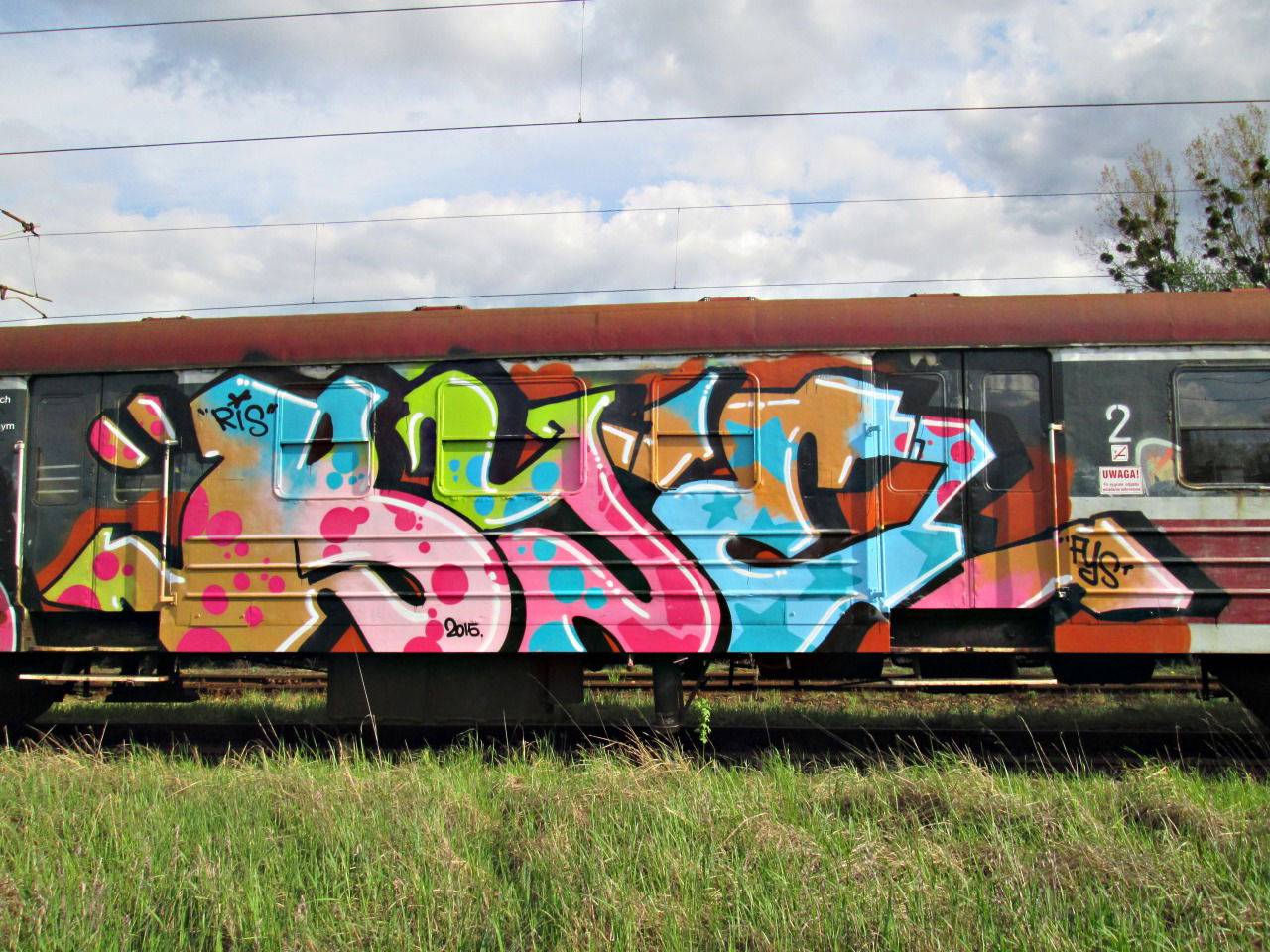 Graffiti Train - Photo by polandtrains
