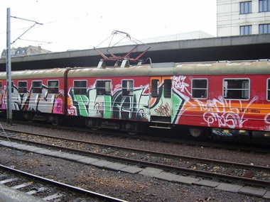 Graffiti Train - Photo by polandtrains
