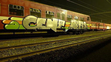 Graffiti Train - Photo by polandtrains