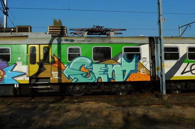 Graffiti Train - Photo by polandtrains