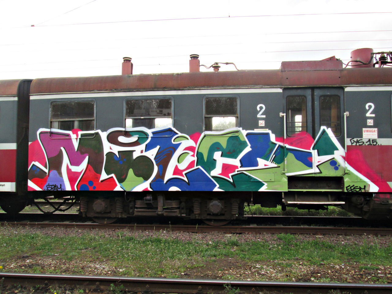 Graffiti Train - Photo by polandtrains