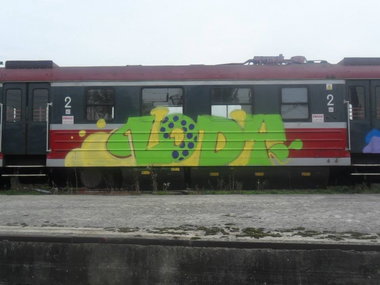 Graffiti Train - Photo by polandtrains