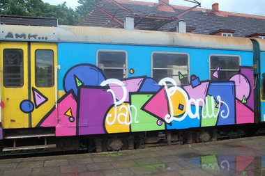 Graffiti Train - Photo by polandtrains
