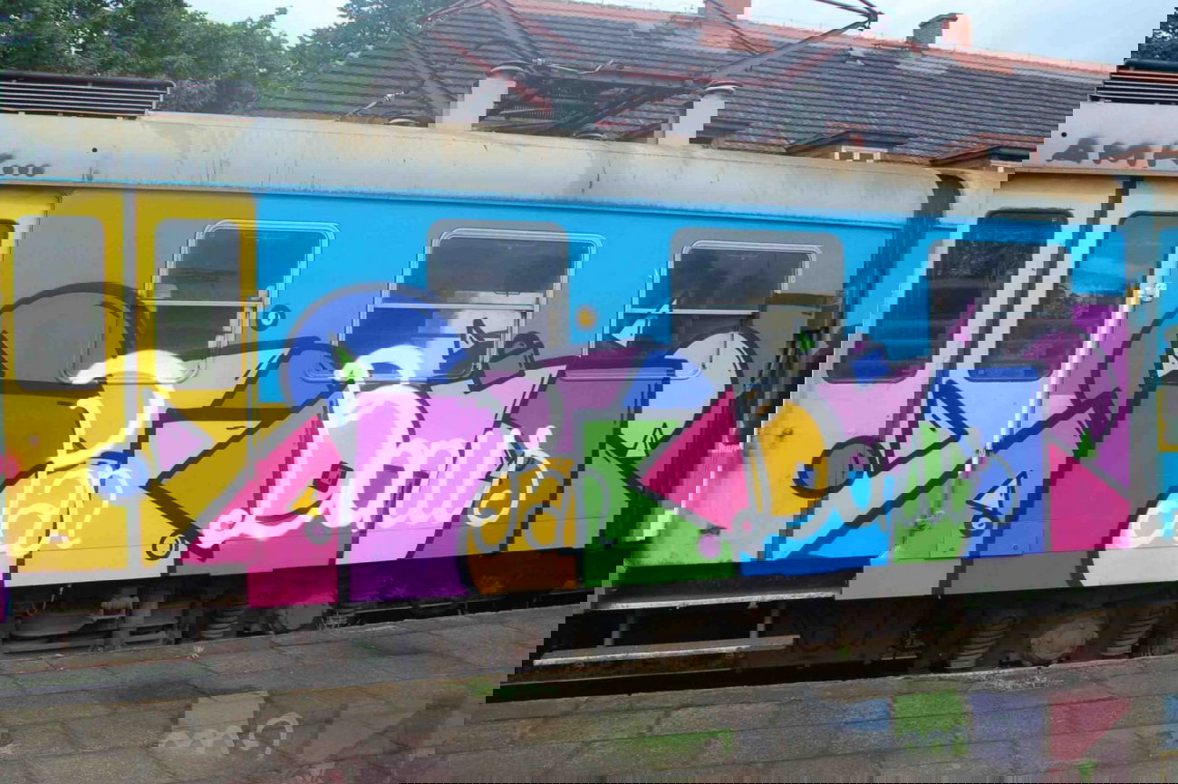 Graffiti Train - Photo by polandtrains
