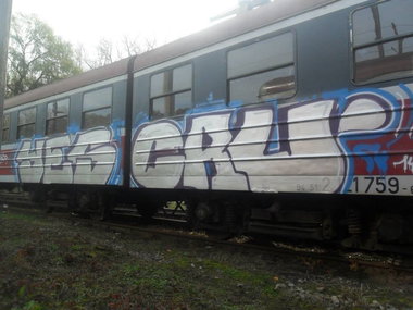 Graffiti Train - Photo by polandtrains