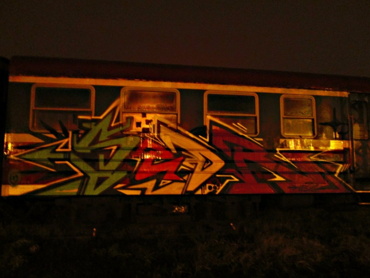 Graffiti Train - Photo by polandtrains