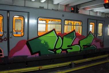Graffiti Train - Photo by polandtrains