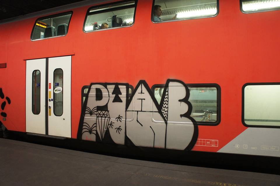 Graffiti Train - Photo by polandtrains