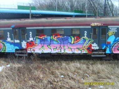 Graffiti Train - Photo by polandtrains