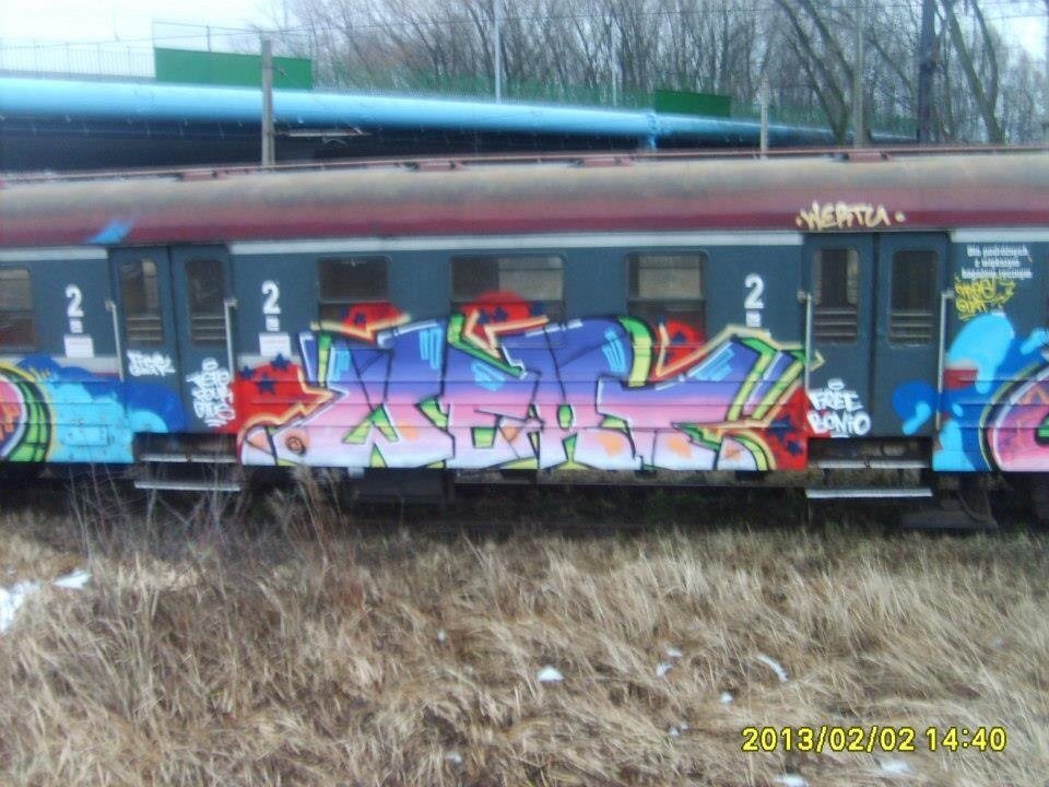 Graffiti Train - Photo by polandtrains