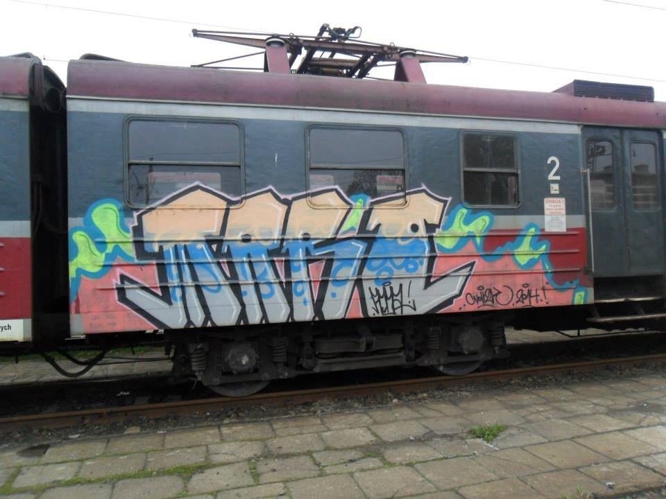 Graffiti Train - Photo by polandtrains