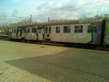 Graffiti Train - Photo by polandtrains