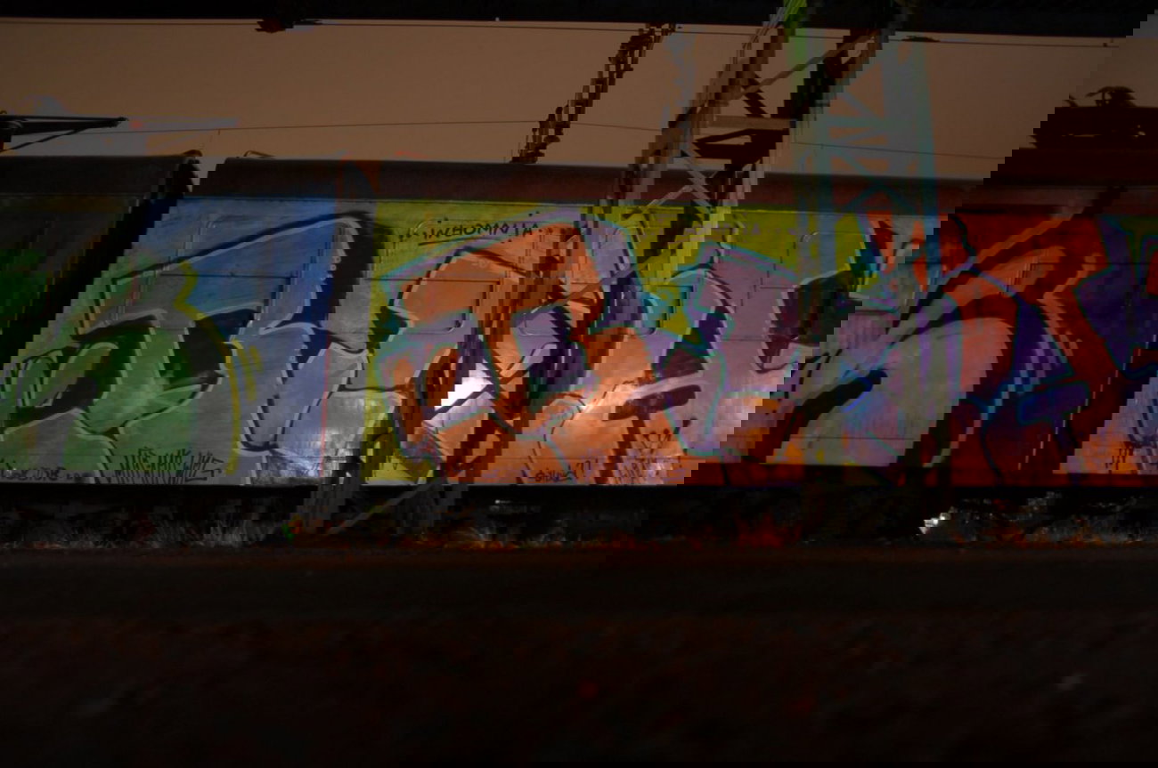 Graffiti Train - Photo by polandtrains