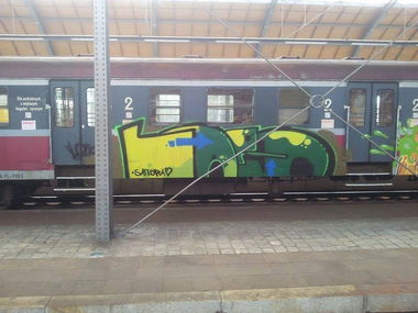 Graffiti Train - Photo by polandtrains
