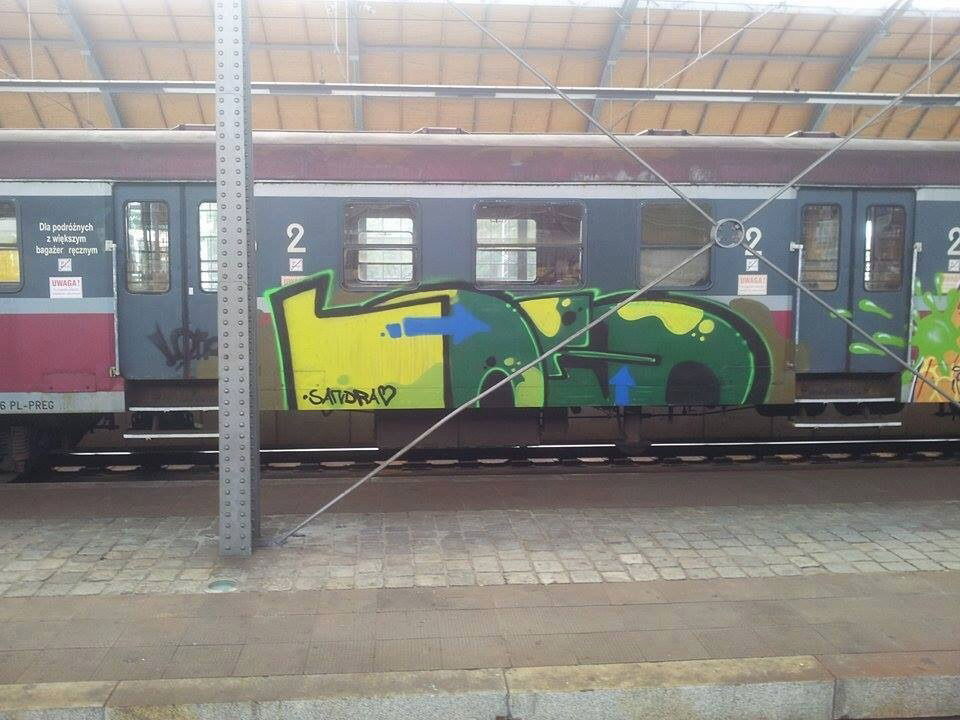 Graffiti Train - Photo by polandtrains