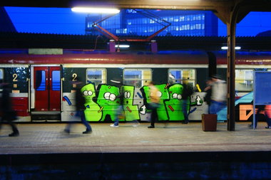 Graffiti Train - Photo by polandtrains