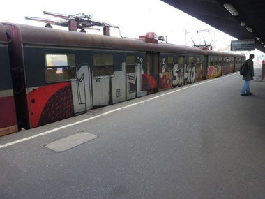 Graffiti Train - Photo by polandtrains