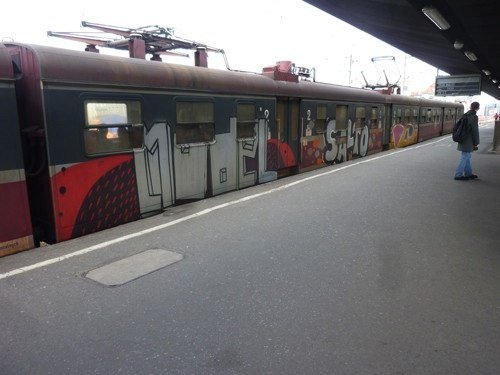 Graffiti Train - Photo by polandtrains